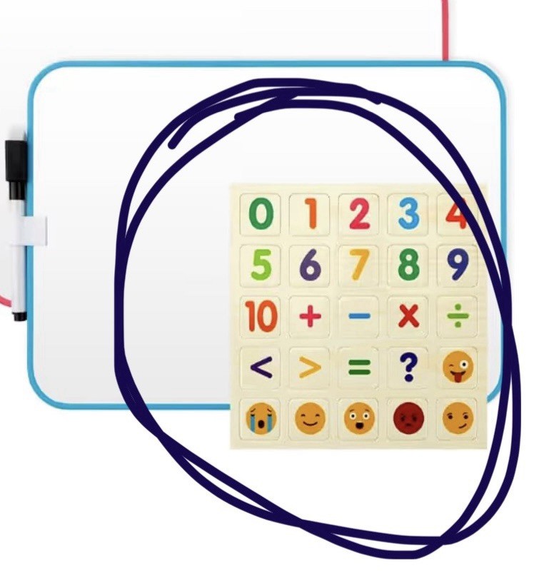 Interactive Magnetic Math tiles learn math Kids learning tiles 4 packs NEW