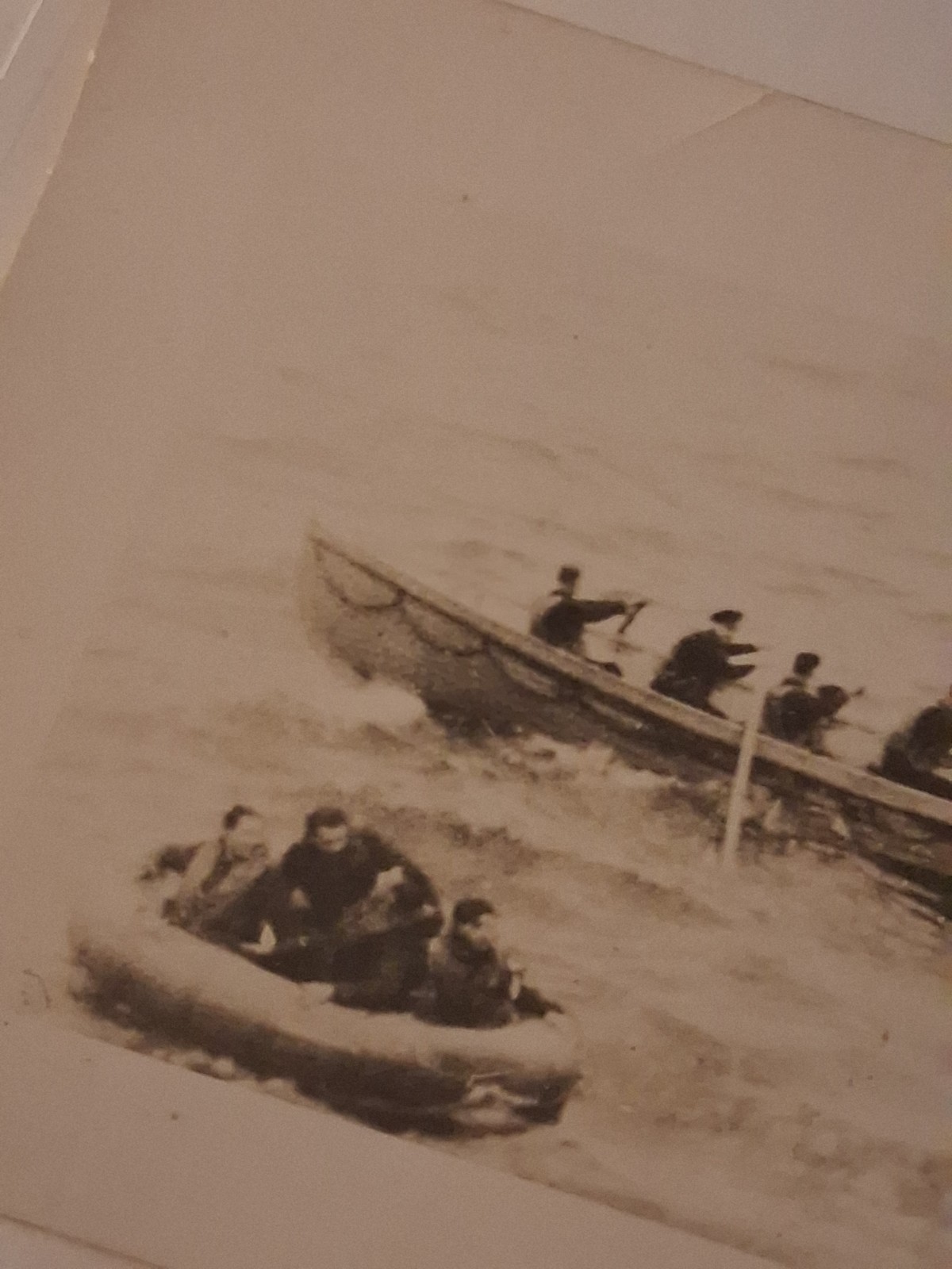 WW2 Germany. The sailor of battelship "Admiral Graf Spee" Rescue Rafts