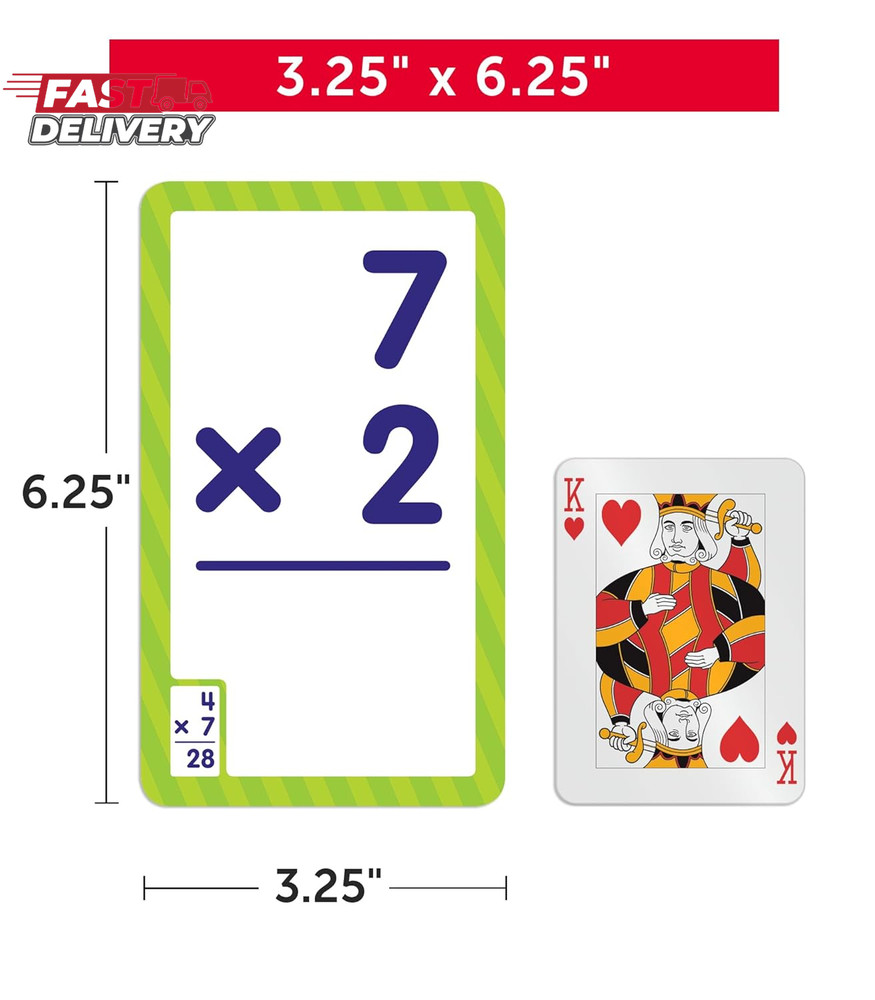 Scholastic Flash Cards: Multiplication 0 - 12