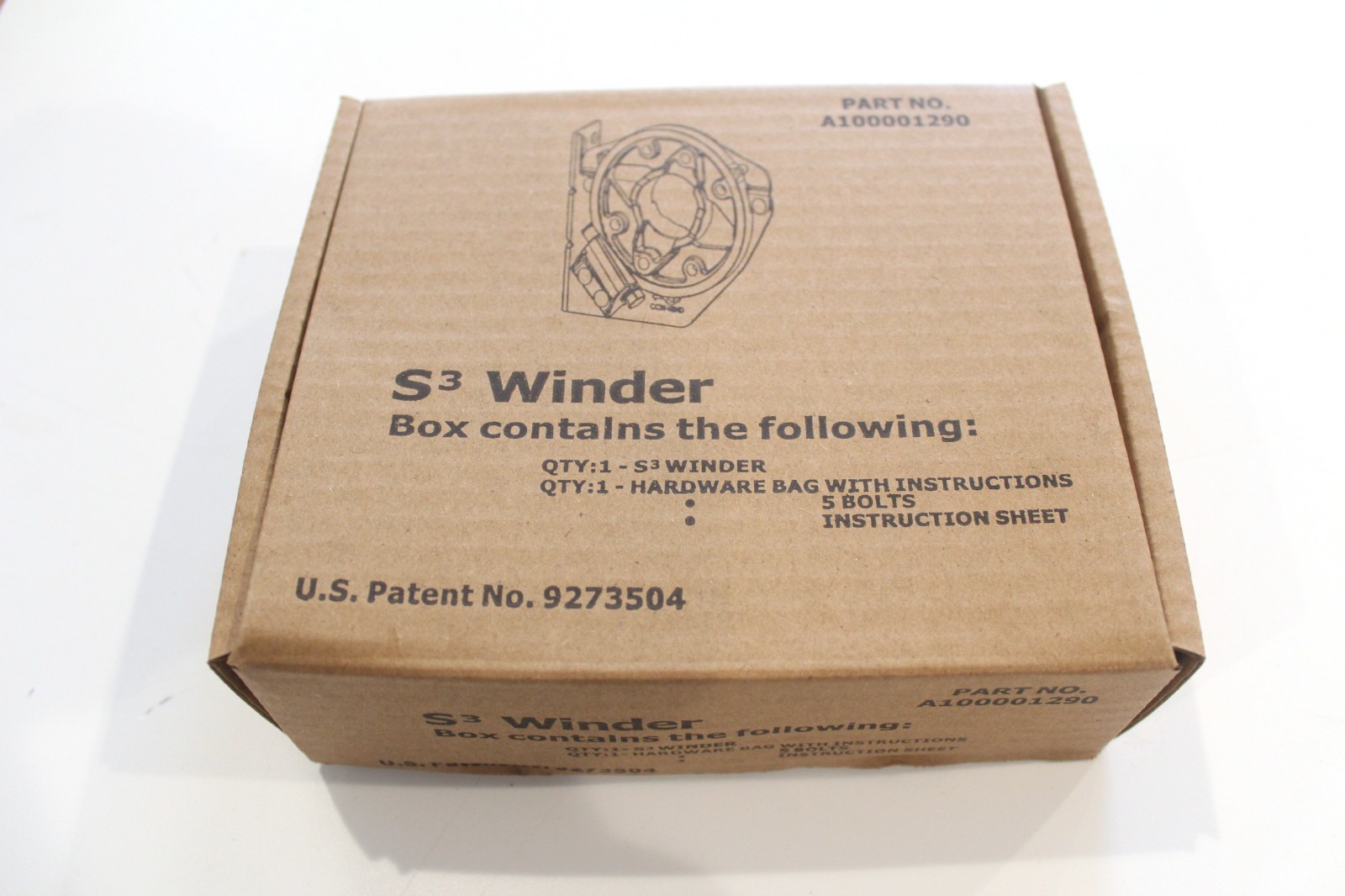 S3 Spring Winder for Garage Door Torsion Springs with Bolts and Instructions