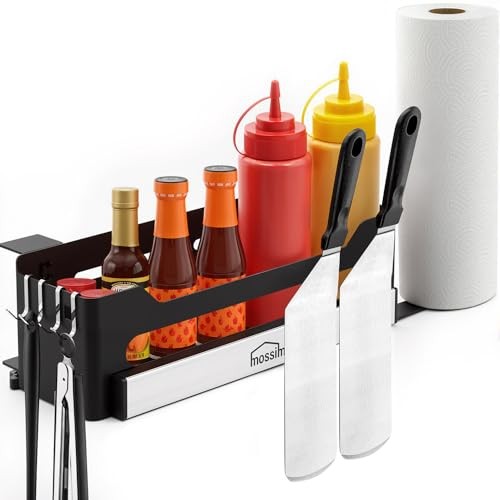 Griddle Caddy for Blackstone 28"/36" Griddles/Prep Black Side Griddle Caddy