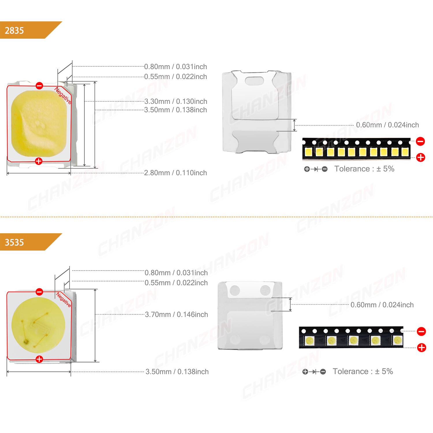 100PCS 0402 0603 0805 1206 3535 3528 5730 SMD LED Diode White Red Green RGB UV