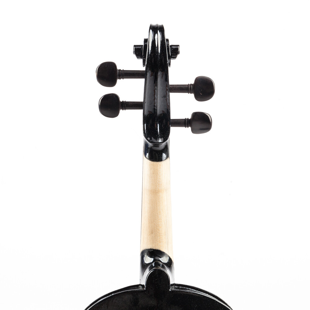 4/4 Full Size EQ Violin with Case Bow String Shoulder Rest Tuner Black
