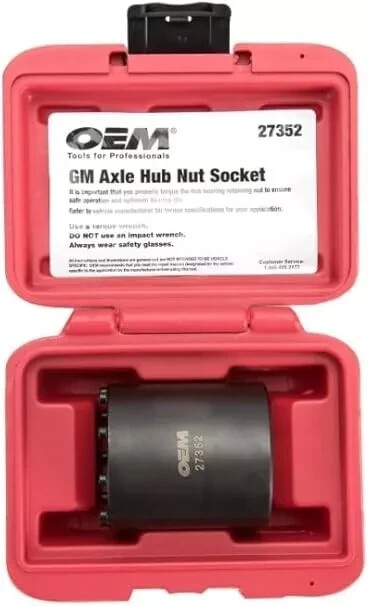 New OEM Tools GM Axle Hub Nut Socket 27352