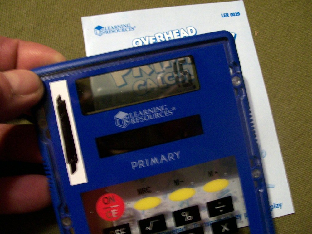 OVERHEAD PRIMARY CALCULATOR INTRODUCE BASIC CALCULATOR SKILLS READING RESOURCES