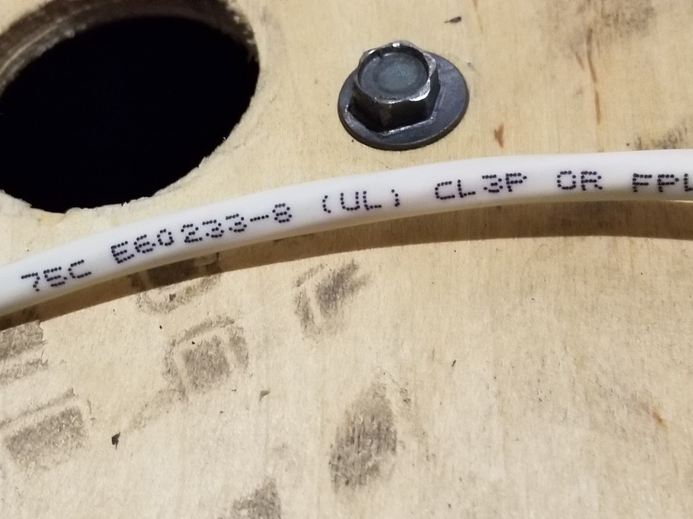 Carol E3036S 18/6C Stranded Control/Communications Cable Plenum CMP White /50ft