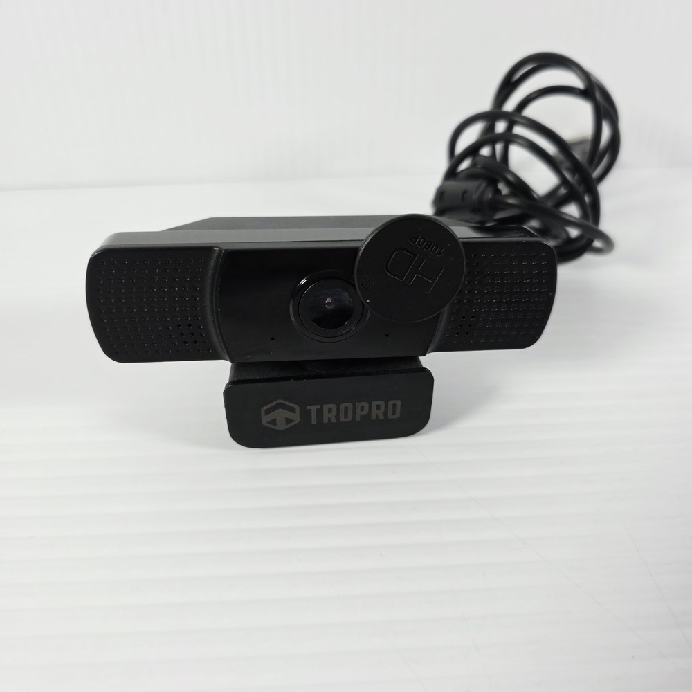 TROPRO Tw8 Webcam with Microphone, 1080P Full Hd Computer Cam - Tested
