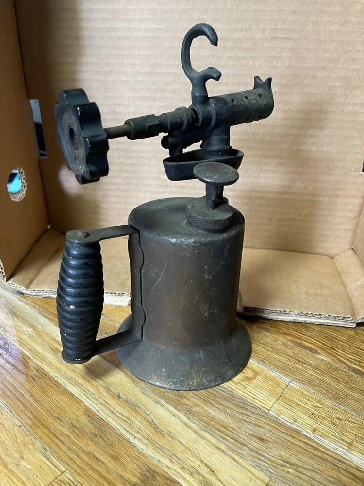 Antique Brass Blow Torch Untested 