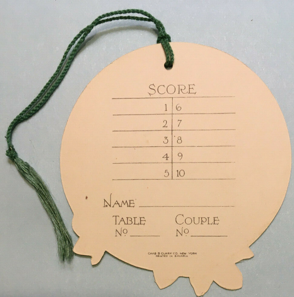 Unused Vintage Bridge Tally - Longing for Golden Spring Daffodils, Clark Floral 