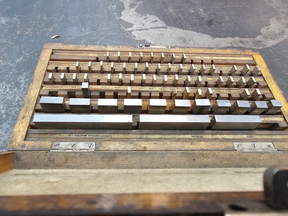 Kuroda Gage Blocks 82504 Missing/Replacements/Rusted. Set For Messing With.