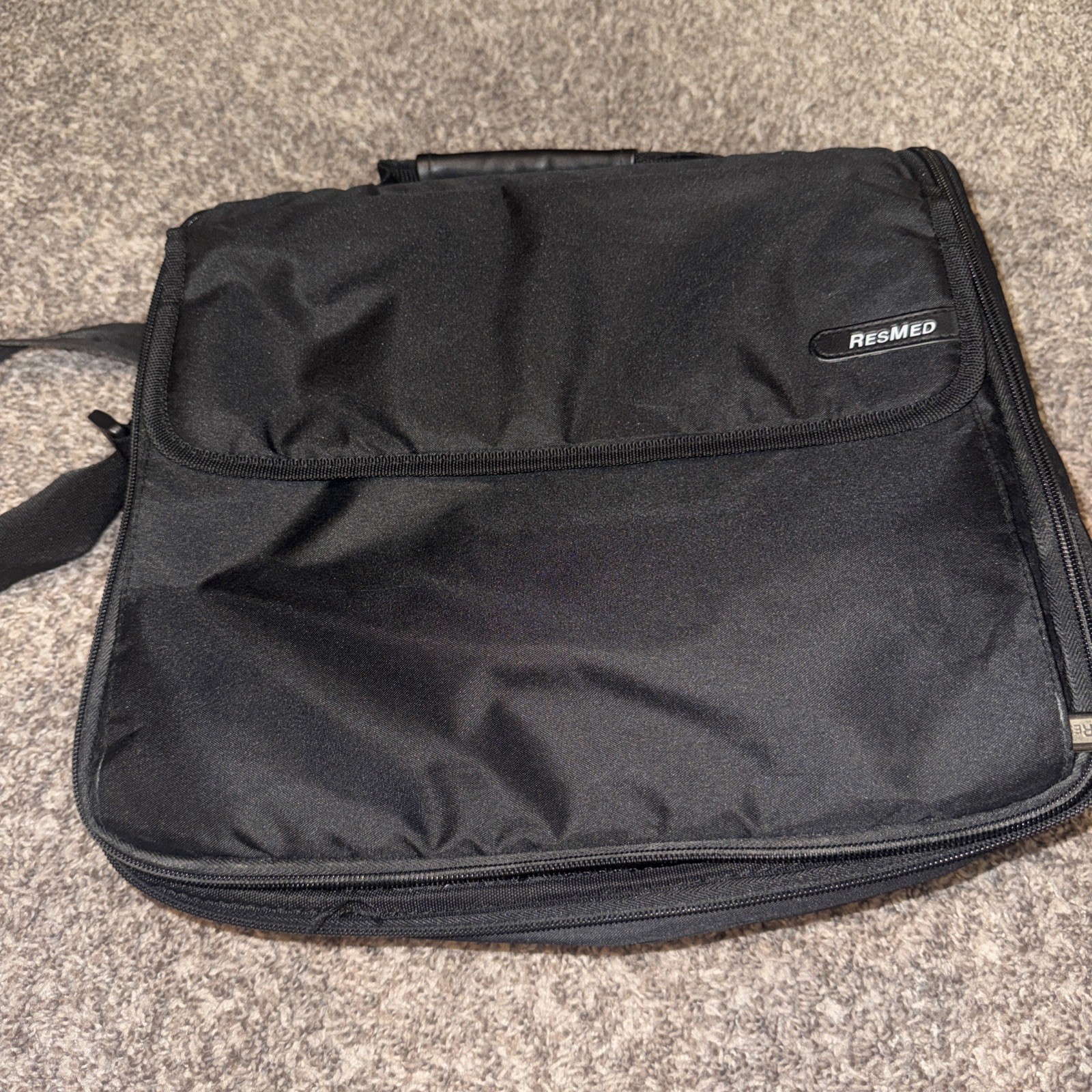 ResMed Travel Bag CPAP Shoulder Strap Lightly Padded Black Carrying Case Only