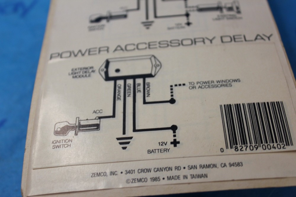Zemco SA402 Exterior Light Delay