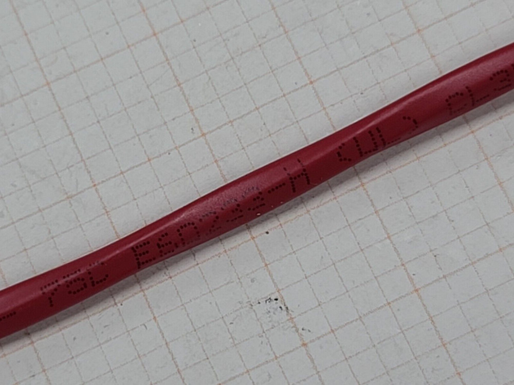 Carol E3504S 18/4C Solid Plenum Fire Alarm Wire Cable FPLP Red /100ft