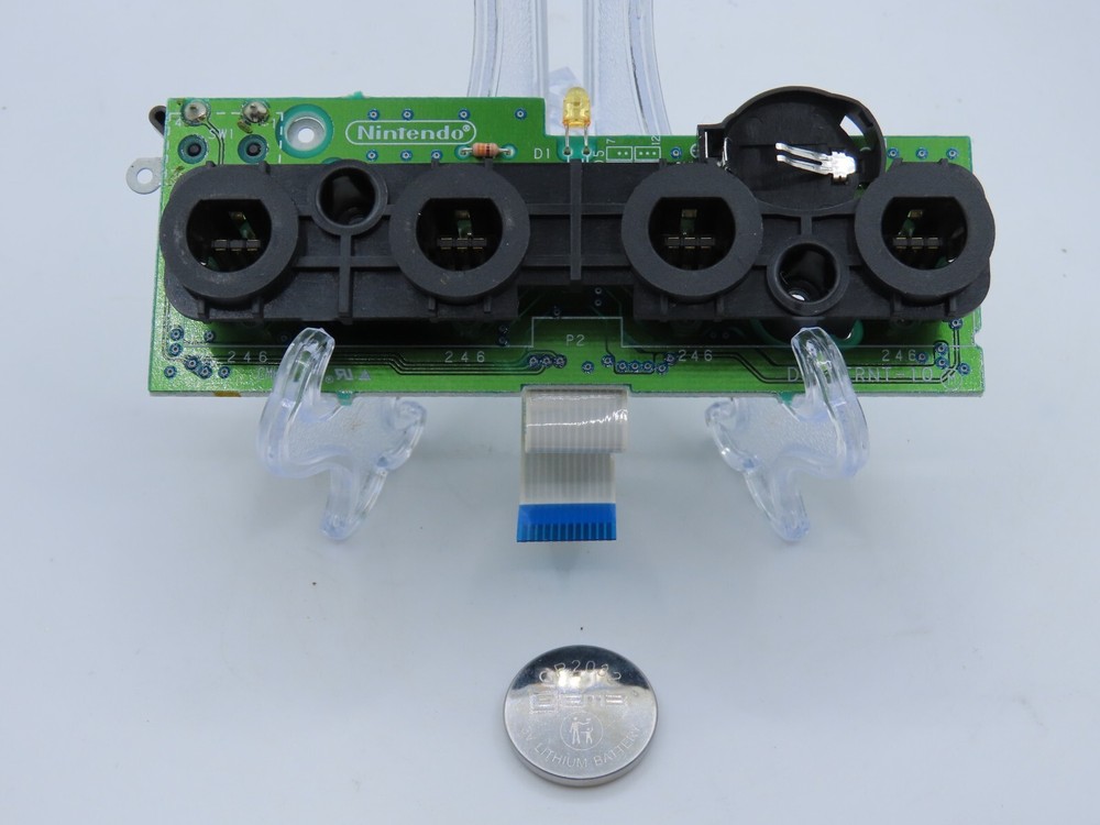 Nintendo GameCube controller port with battery holder