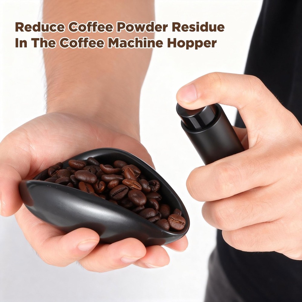 Ceramic Coffee Bean Dosing Cup + Sprayer Gift Set, Spoon Rest, Mini Coffee Sp...
