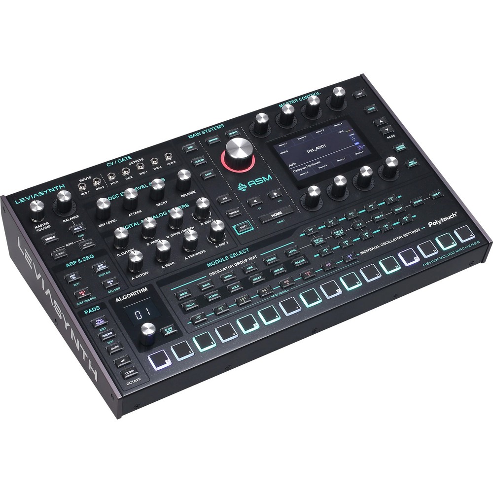 ASM Leviasynth Desktop 16-Voice Algorithmic Synthesizer STUDIO KIT
