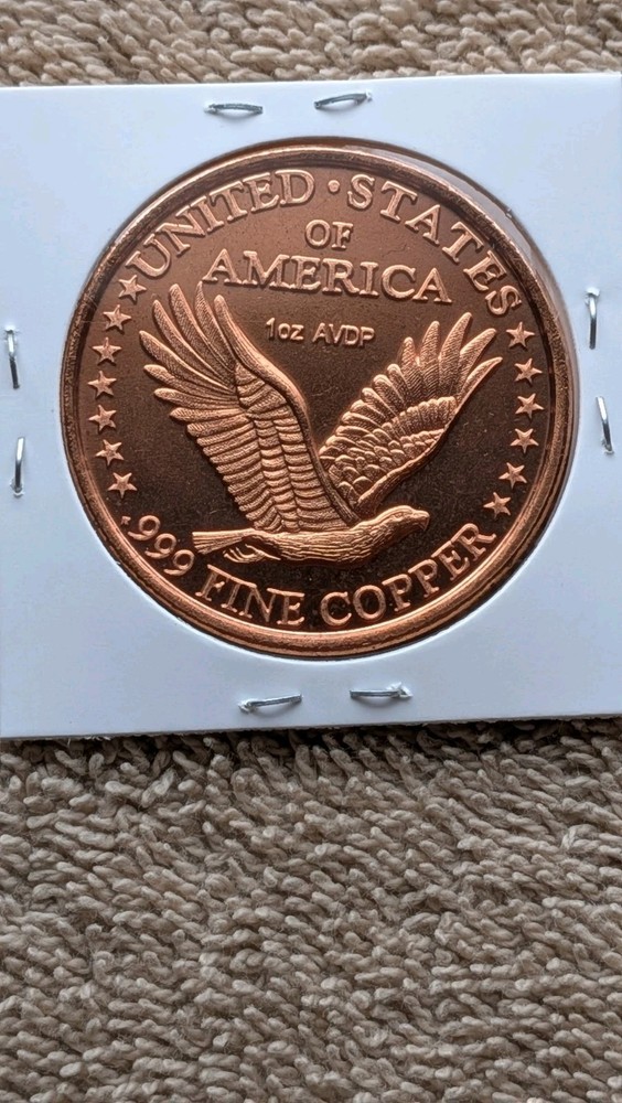 1 oz Standing Liberty Fine Copper Round