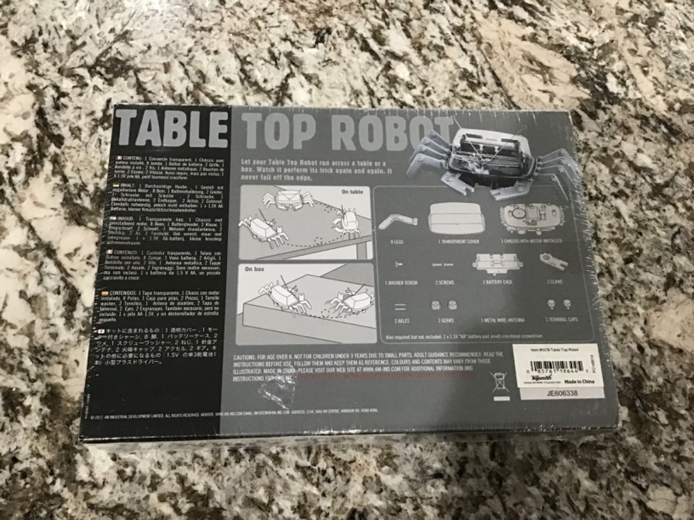 4m Table Top Robot - Fun Mechanics Kit