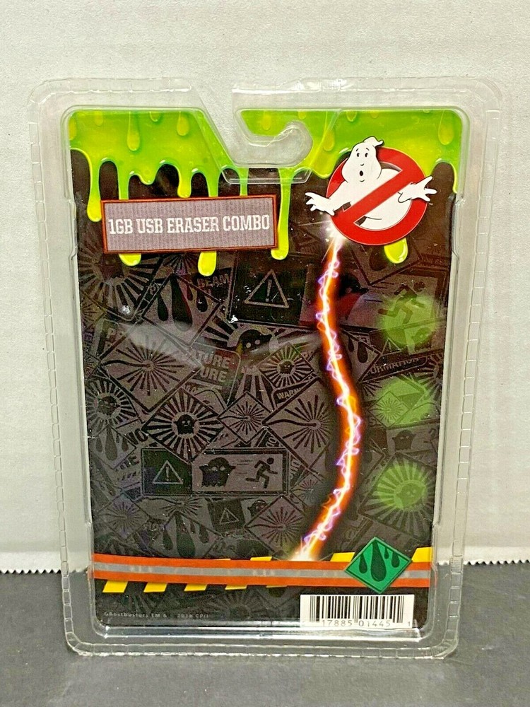 - New Ghostbusters 1GB USB Drive and Eraser Comb