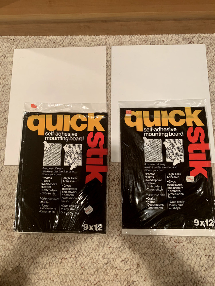 Quick Stick Mounting Board Assorted Lot
