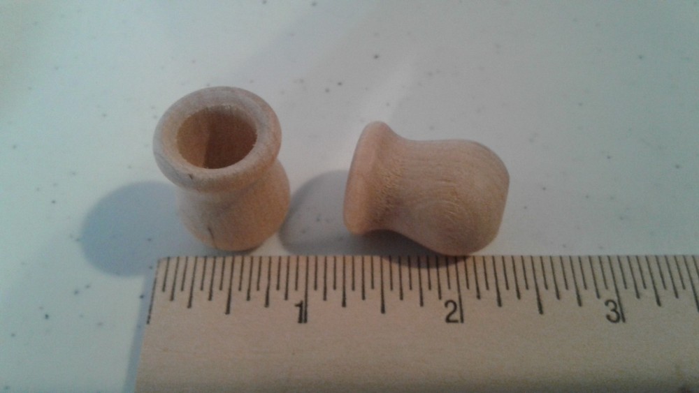 candle cups (15) birch