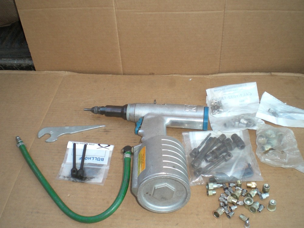 Bollhoff Pneumatic Rivnut Gun with extras