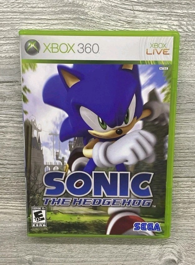 Sonic the Hedgehog Xbox 360 Authentic Replacement Case Only