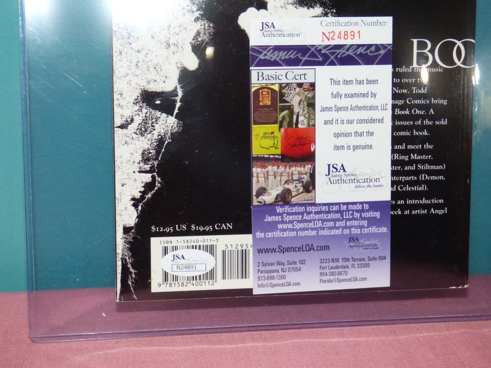 Ace Frehley KISS Psycho Circus Book 1 Signed Comic Book JSA Certified