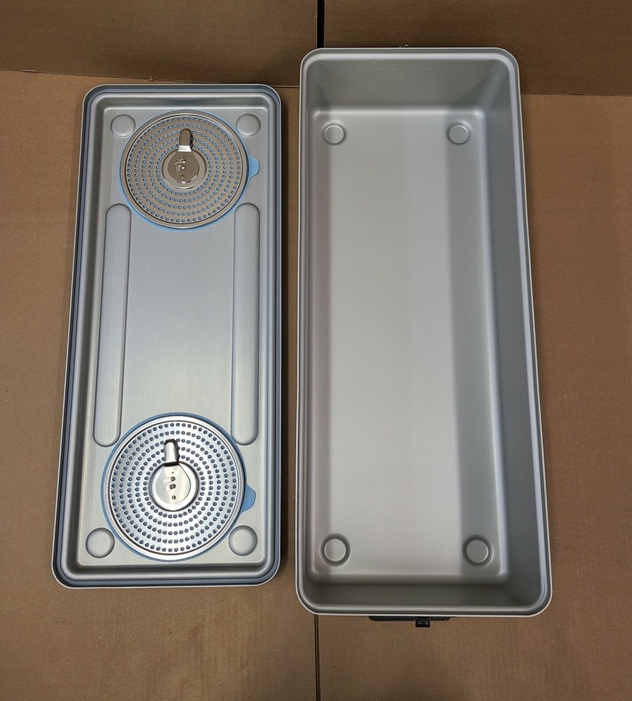 Case medical SteriTite Solid Bottom Sterilization Container +Lid 27x11x6 # SC06L