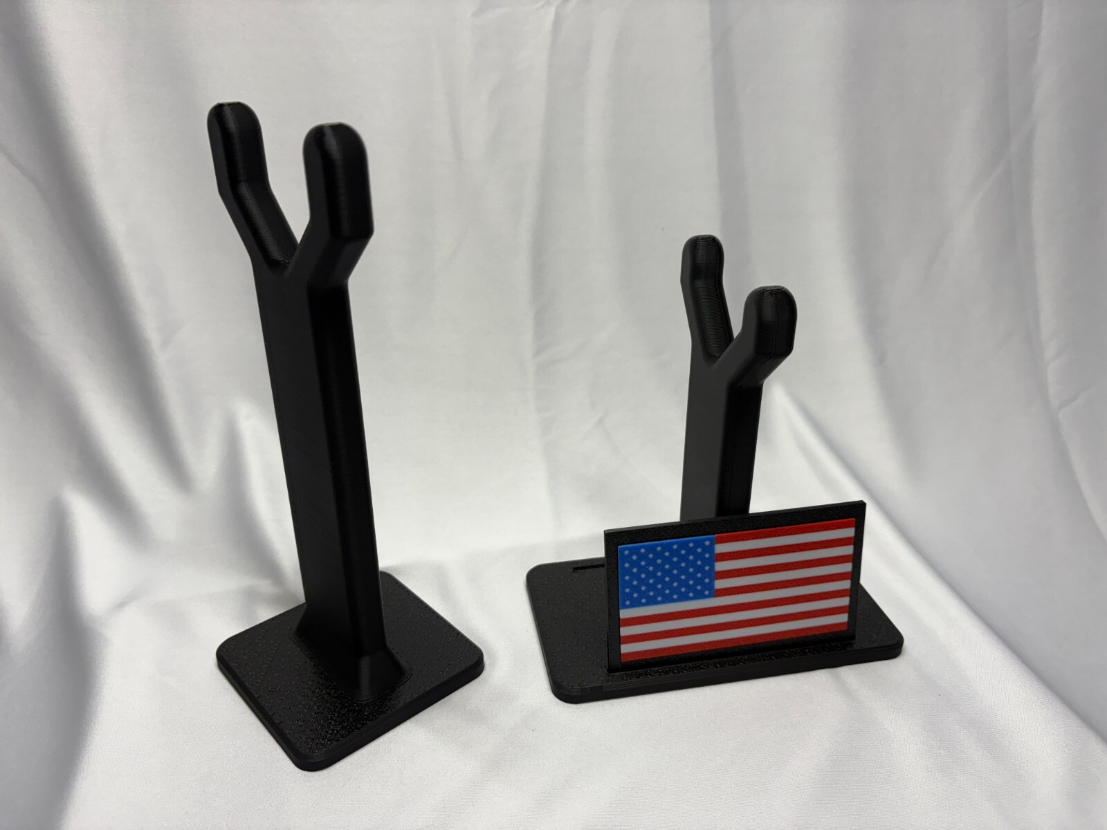 Black Rifle/Shotgun Display Stand - Choose a Plaque - Set