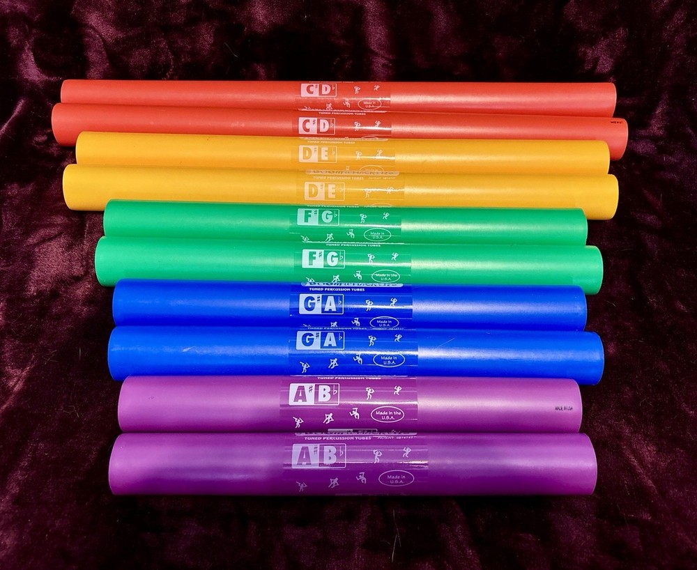 Boomwhackers 5-Note Chromatic Set (Upper Octave) Tuned Percussion Tubes