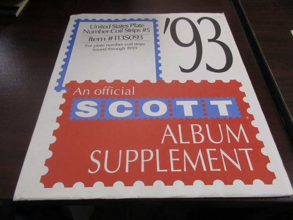 THE SCOTT THE SCOTT ALBUM SUPPLEMENT U.S PLATE  COIL STRIPS #5 W/FREE SHIPPING!!