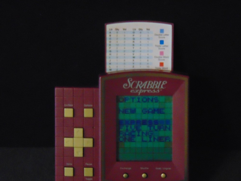 1999 Hasbro Handheld Electronic Game Scrabble Express