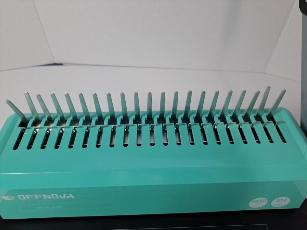 Offnova Binding Machine, A4 21-Hole 450 Sheets Paper Comb Puncher Machine