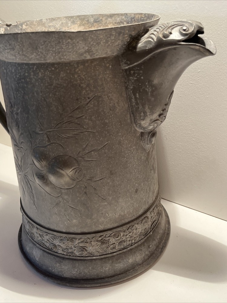 Silver City Plate Co Large Pitcher (missing Lid)