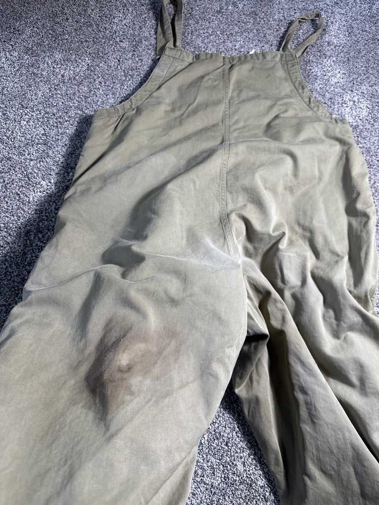 WW2 40s US Army Second Pattern Tanker Bib Overalls