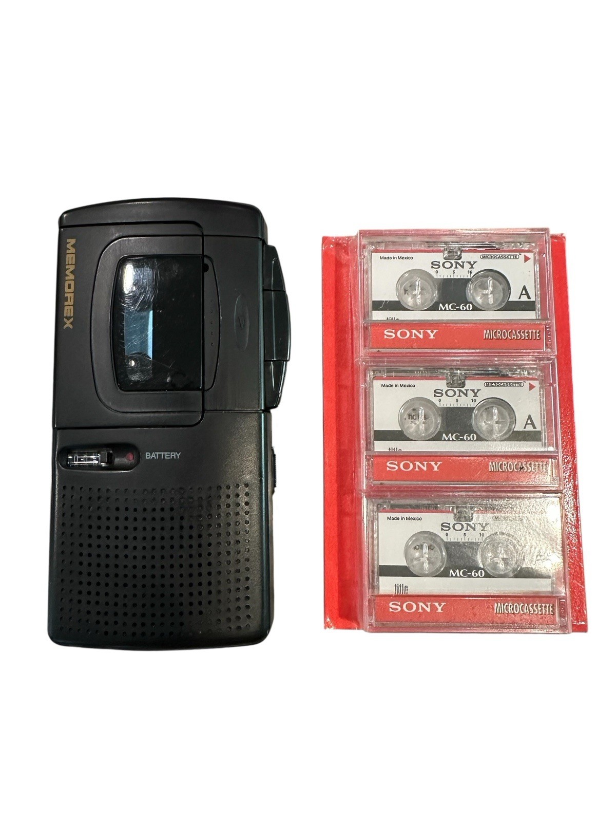 Memorex MB2150C Micro Cassette Player Tape Recorder Works Great