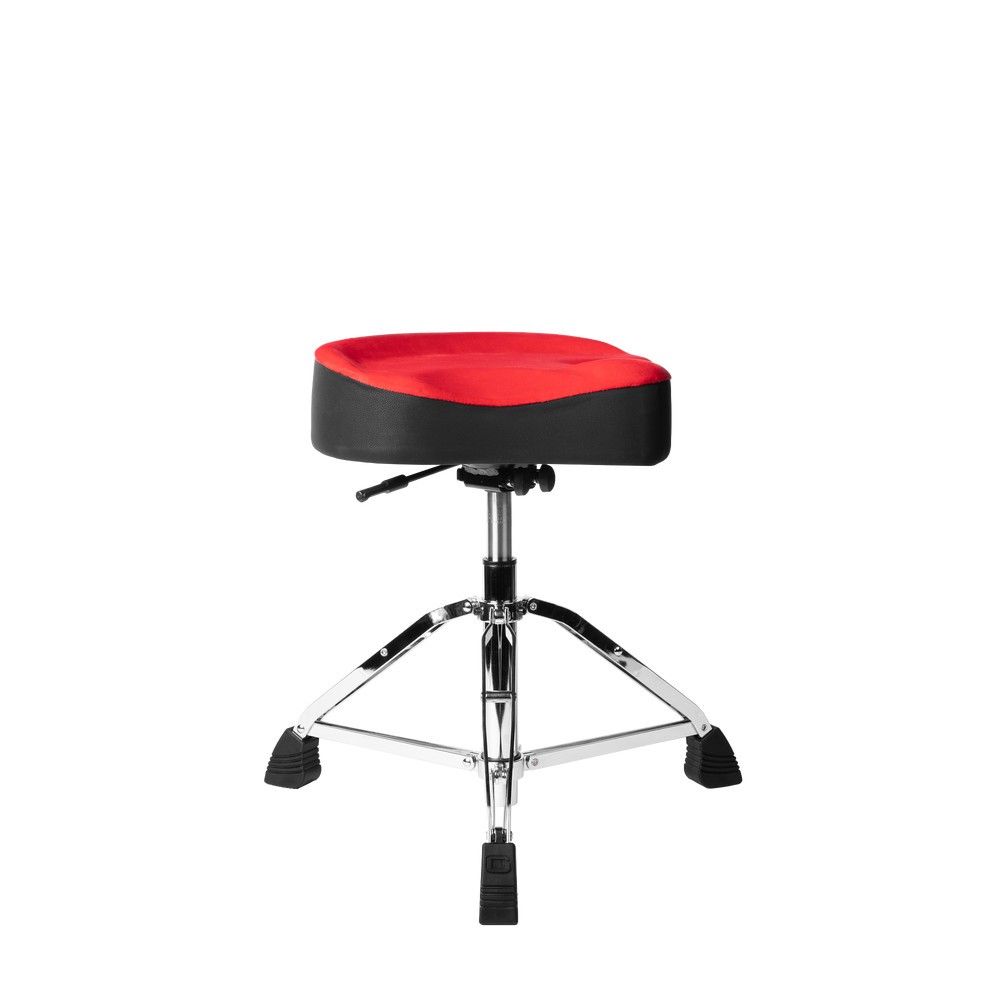 Gator GP-DTH-ASD Percussion Saddle Drum Throne, Red