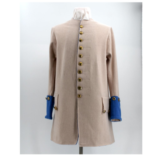 French Justaucorps Coat - French & Indian War - Size 46