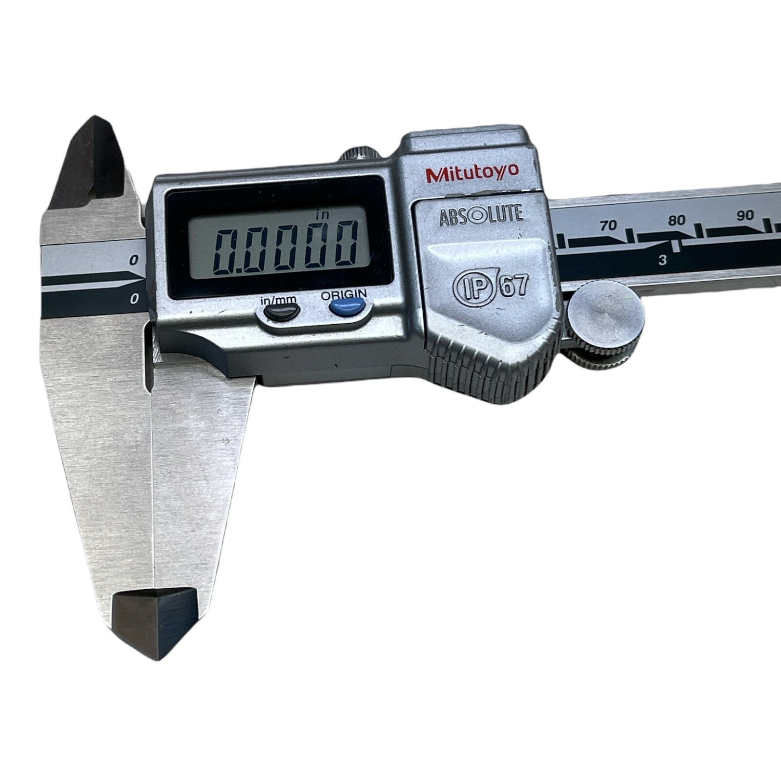 MITUTOYO 500-763-10 ABSOLUTE DIGITAL / DIGIMETRIC CALIPER 0-8" ***TESTED***