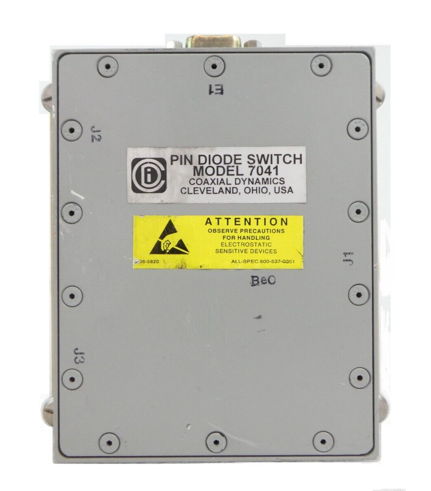 Coaxial Dynamics 7041 Pin Diode Switch RF Module Working Surplus