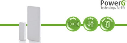Visonic Power-G Vanishing Slimline Door Window Sensor MC-302E + MAGNET MCT-302 E