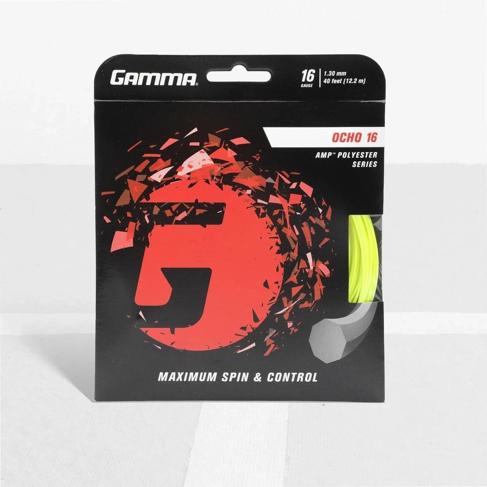 Gamma Ocho 16 Yellow String, Spin & Control