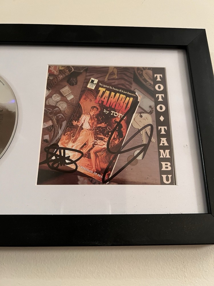 Toto Autographed Cd Tambu Williams Lukather