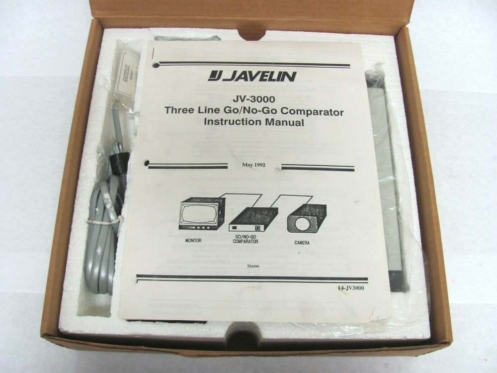 Javelin Electronics JV-3000 - Three Line Go/No-Go Comparator