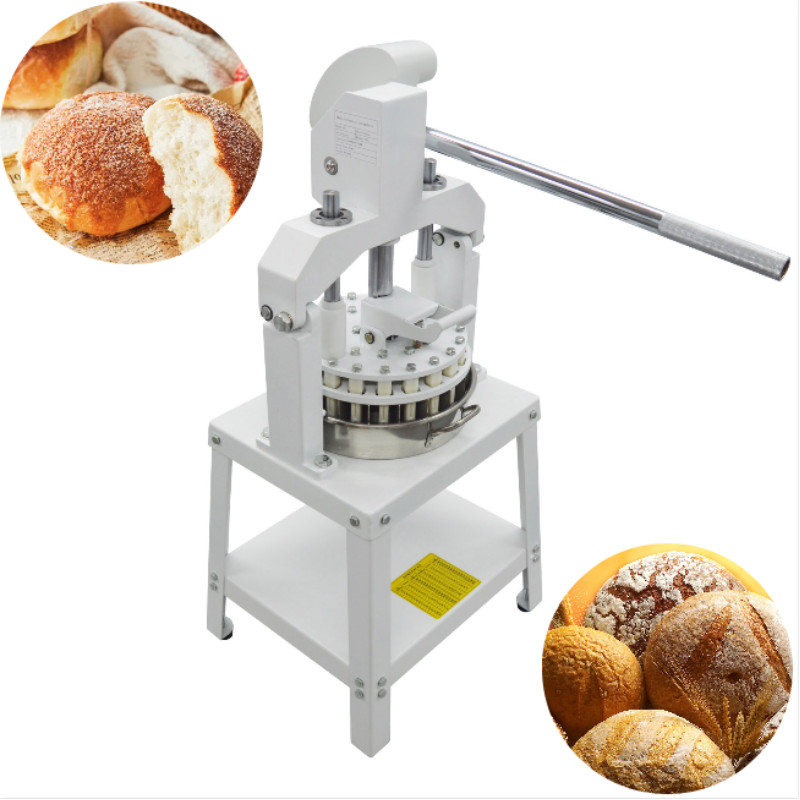24PCS Commercial Dough Divider Dough Press Cutter Roller Bread Maker Bakery