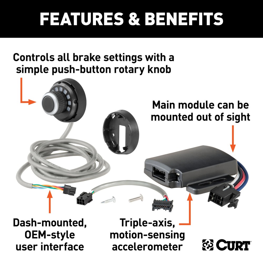 CURT Spectrum Integrated Proportional Trailer Brake Controller Module - 51170