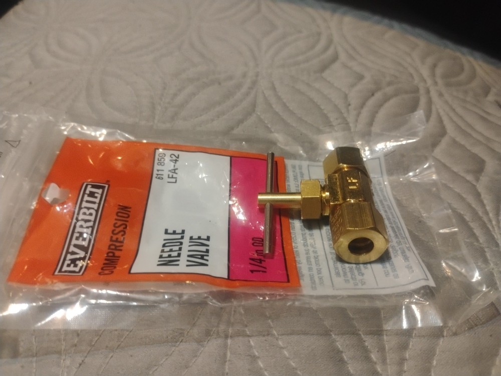 needle valve 1/4 in odd
