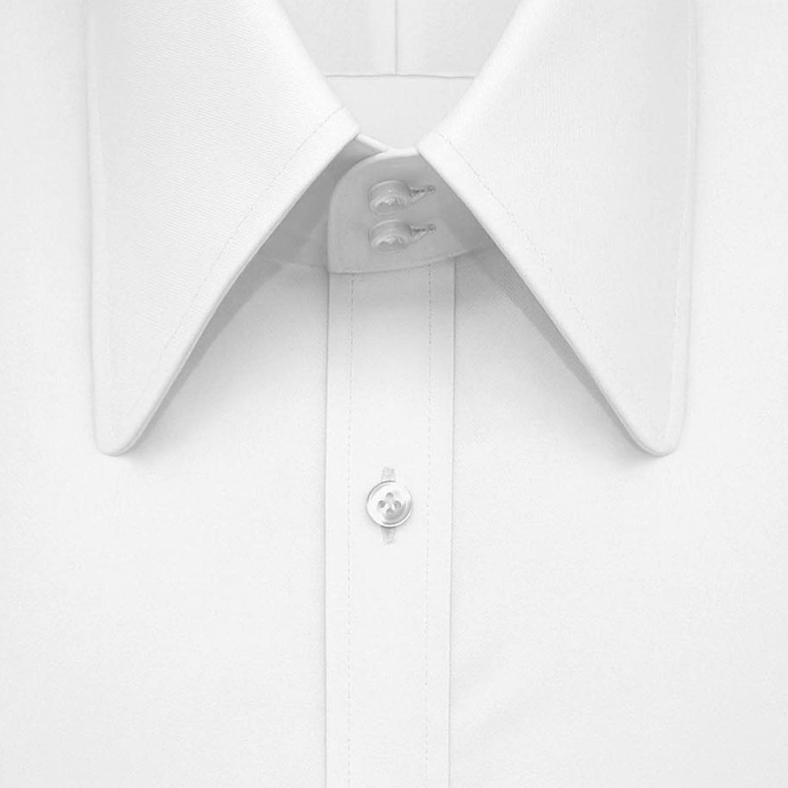 Men's 1930s Goodfellas Style White Vintage Round Collar Shirt