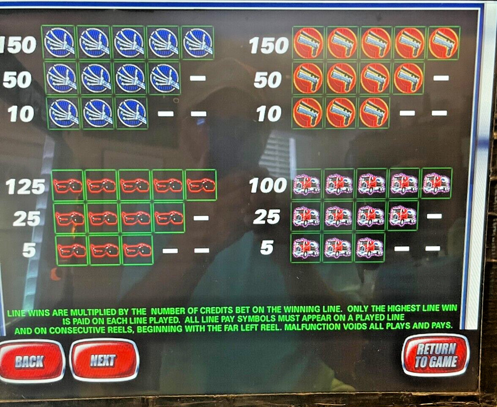 IGT I-game Terminator Software 5 Reel 9 Pay Line Multi Denom
